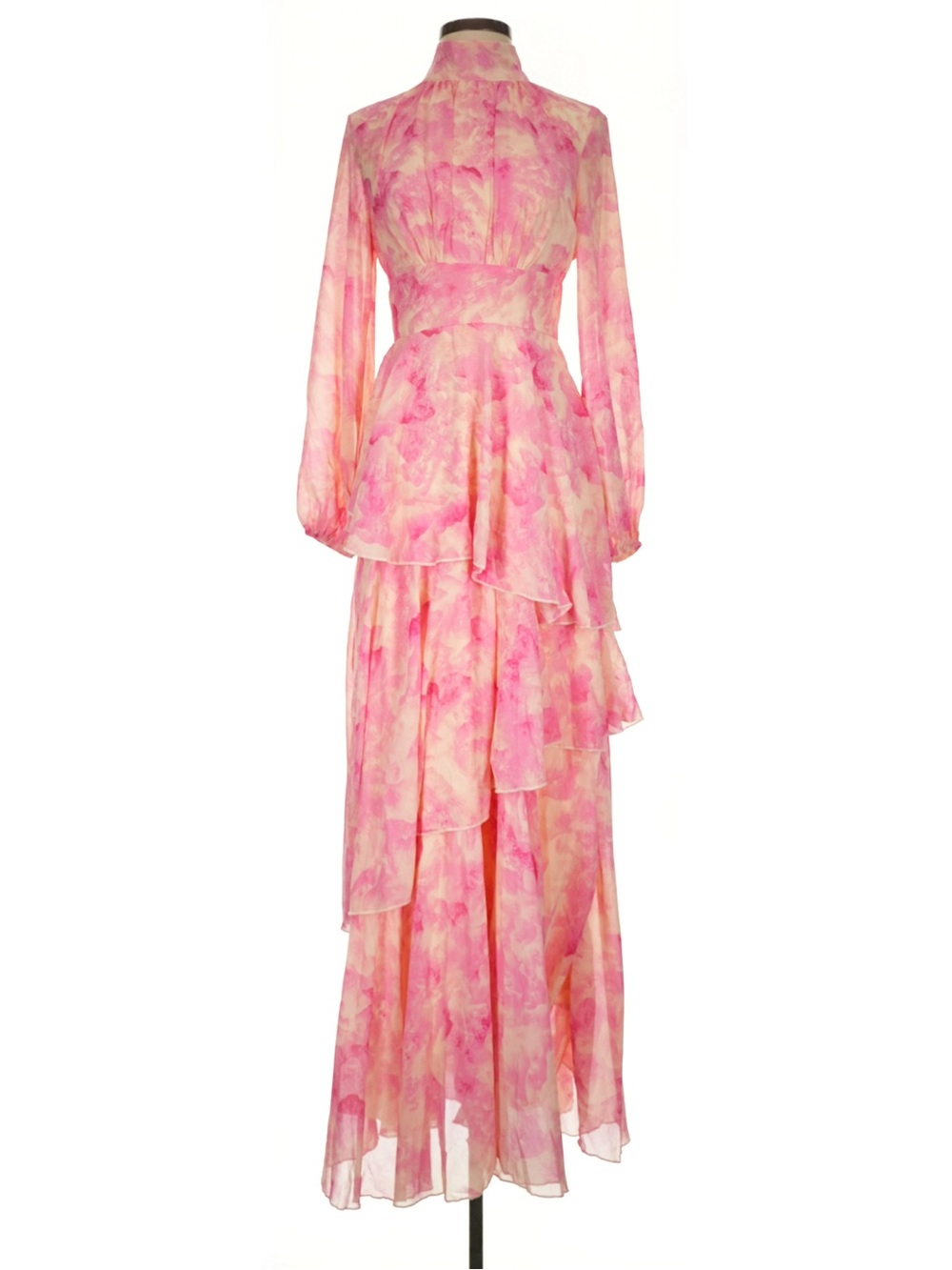 Toleen tiered maxi dress size small